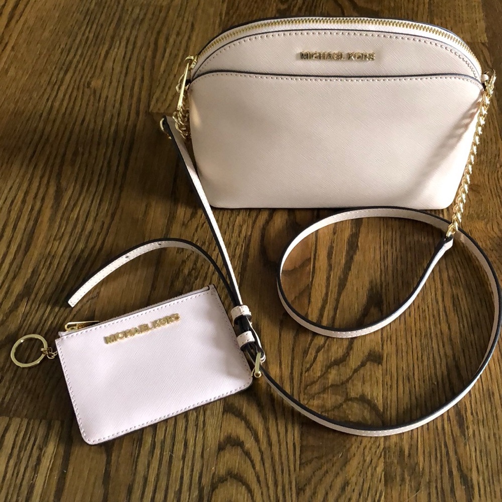 MK Crossbody and ID Wallet